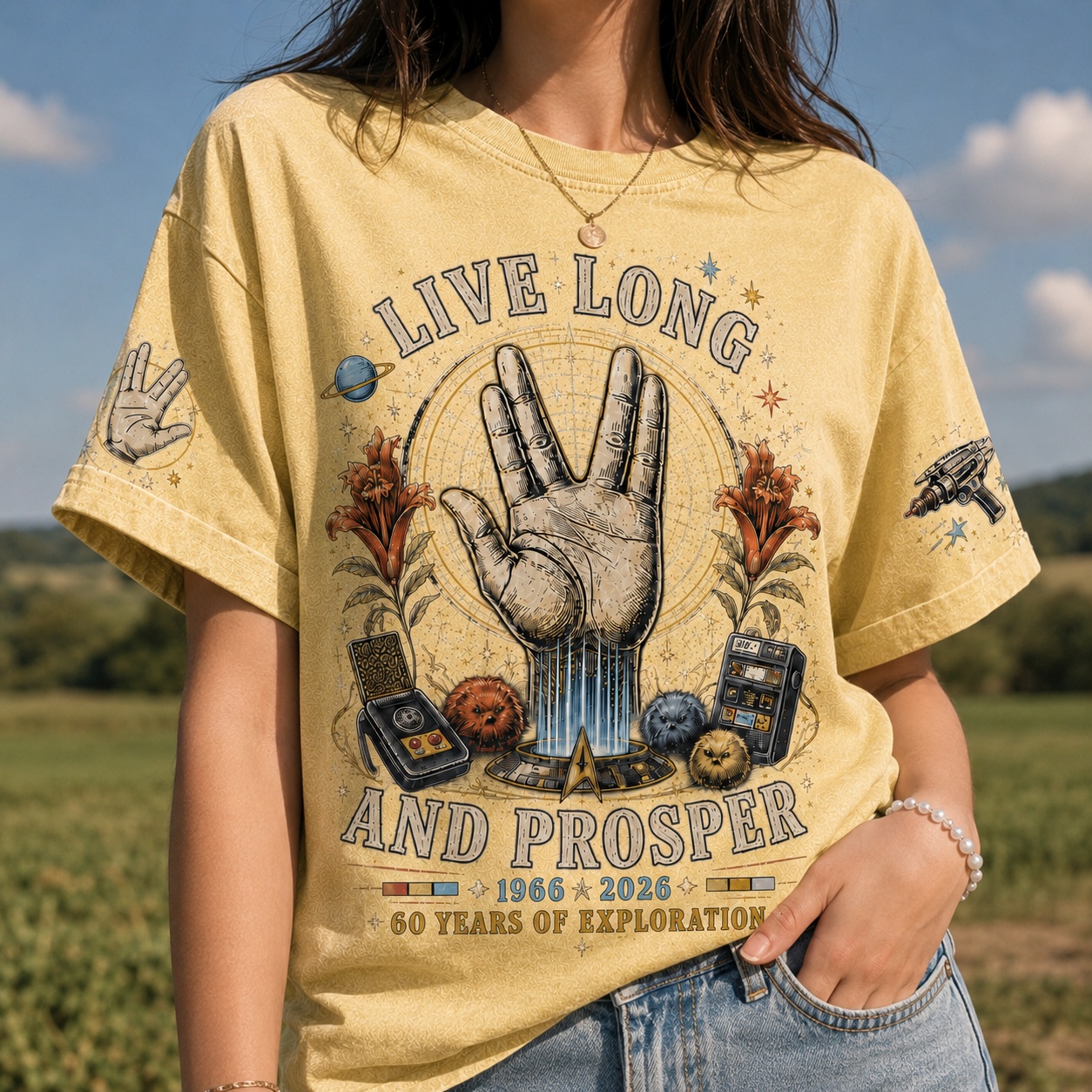 🖖Live Long With You 60 Years Tee