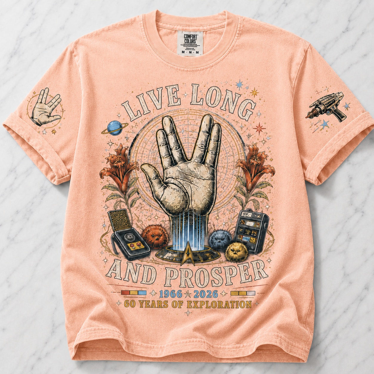 🖖Live Long With You 60 Years Tee