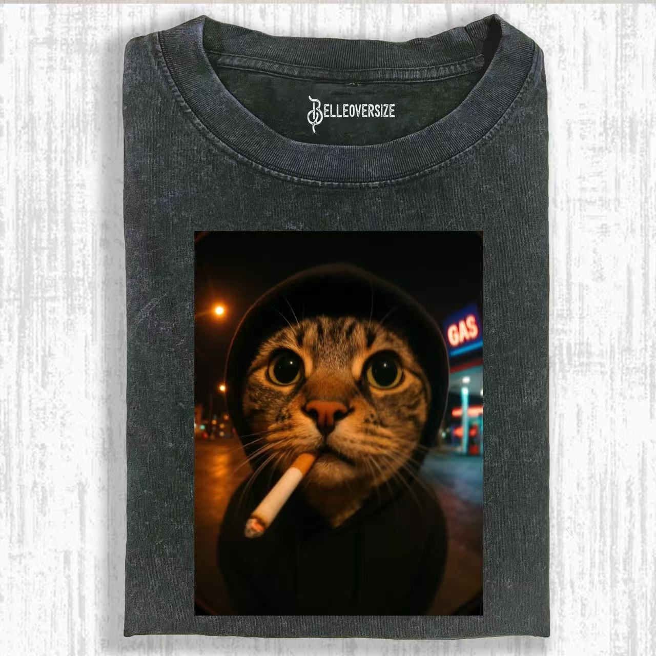 Smoking Cat Tee