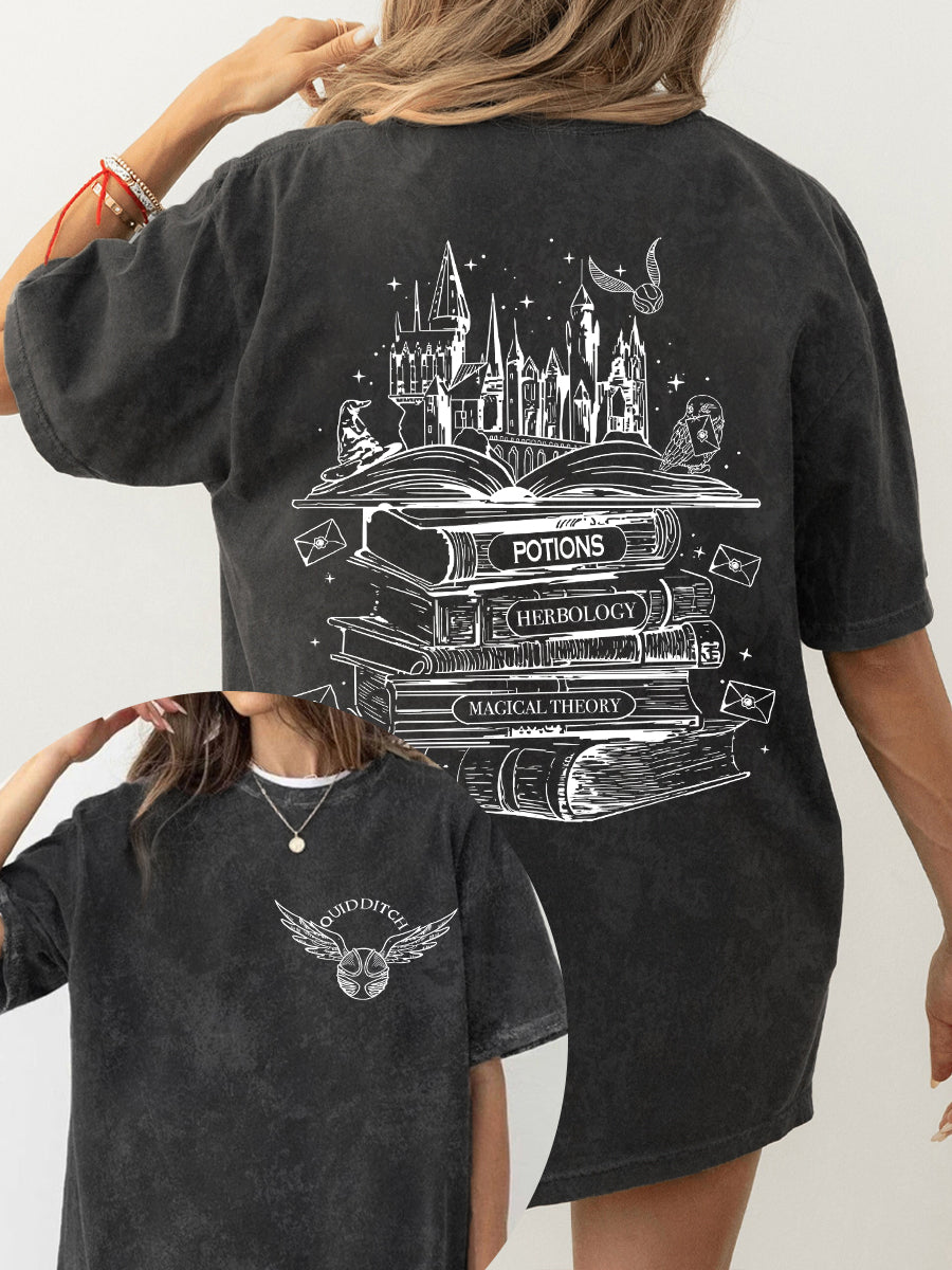 Vintage Magic Theory Novel Washed T-Shirt