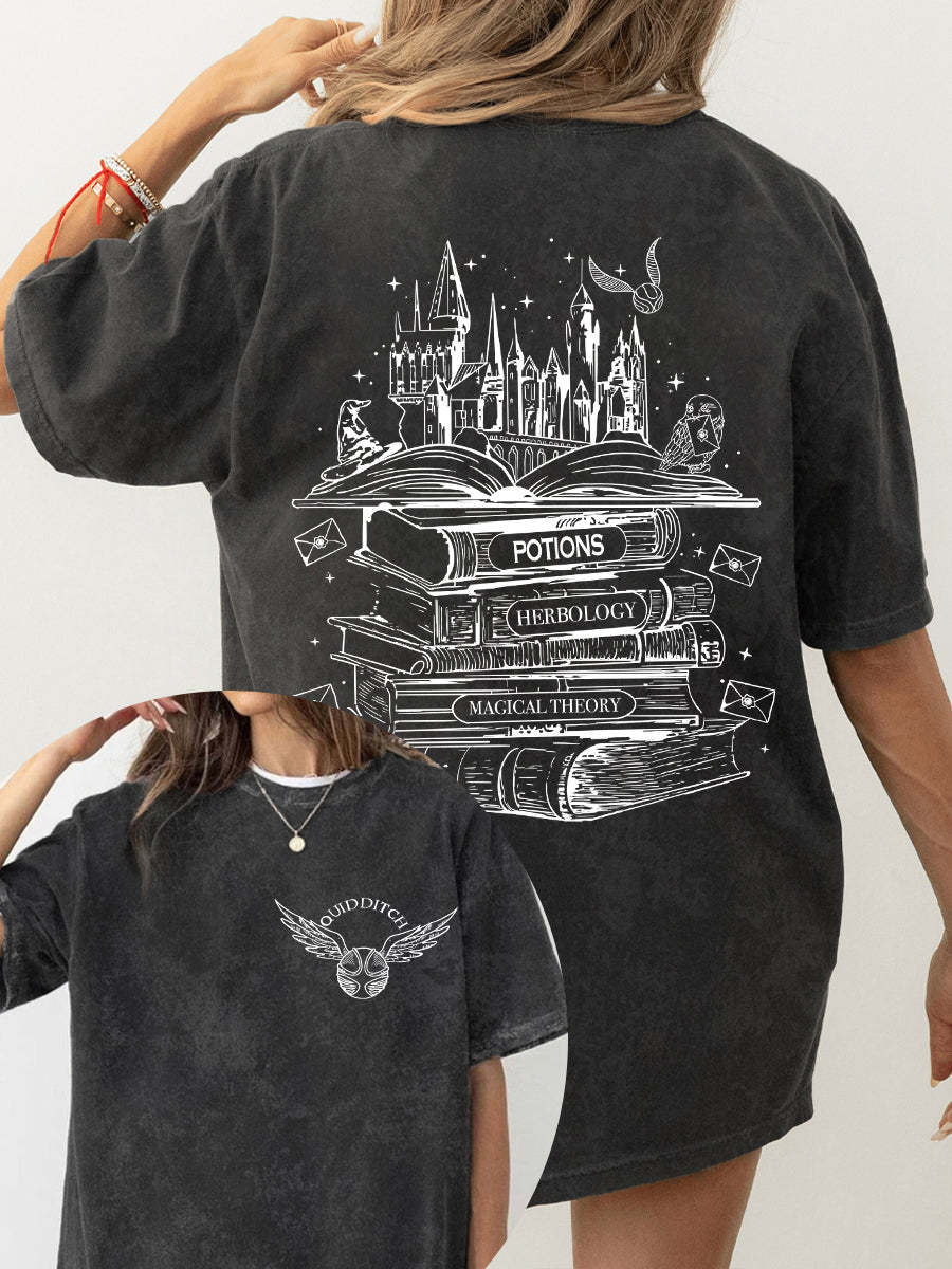 Vintage Magic Theory Novel Washed T-Shirt