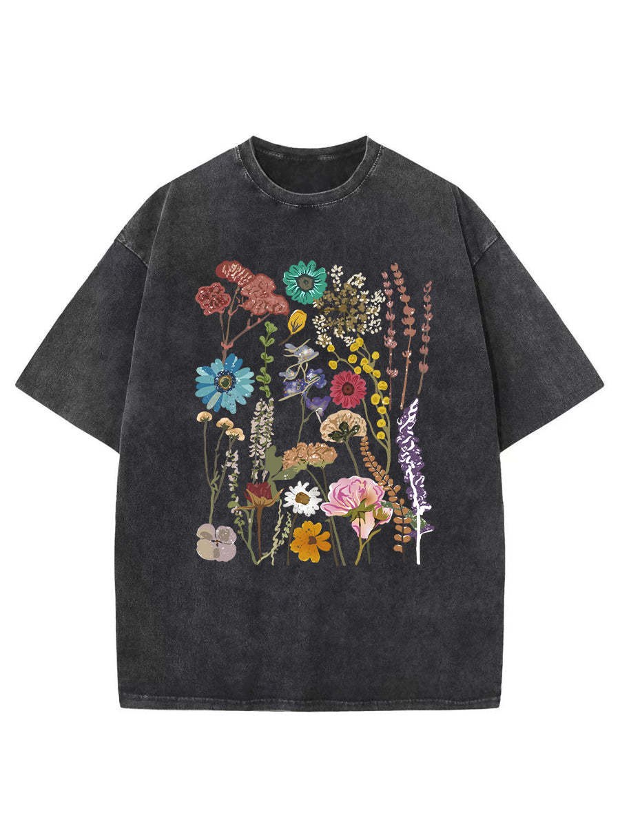 Vintage Flowers Washed T-Shirt