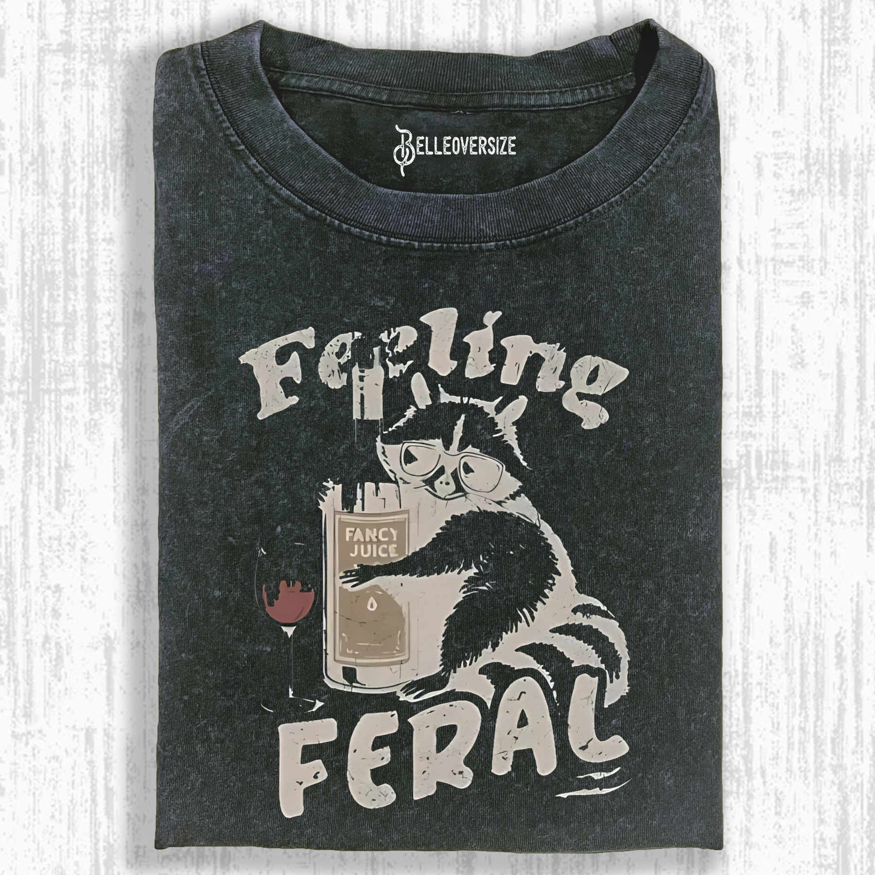 VINTAGE FEELING FERAL SWEAT SHIRT