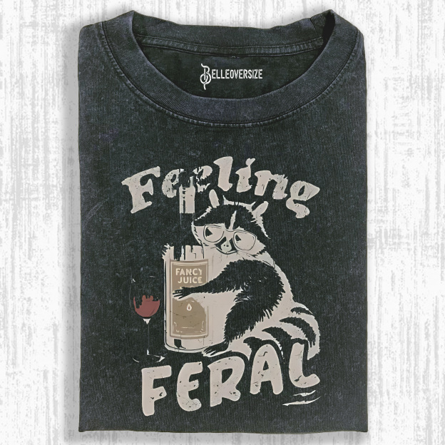 VINTAGE FEELING FERAL SWEAT SHIRT