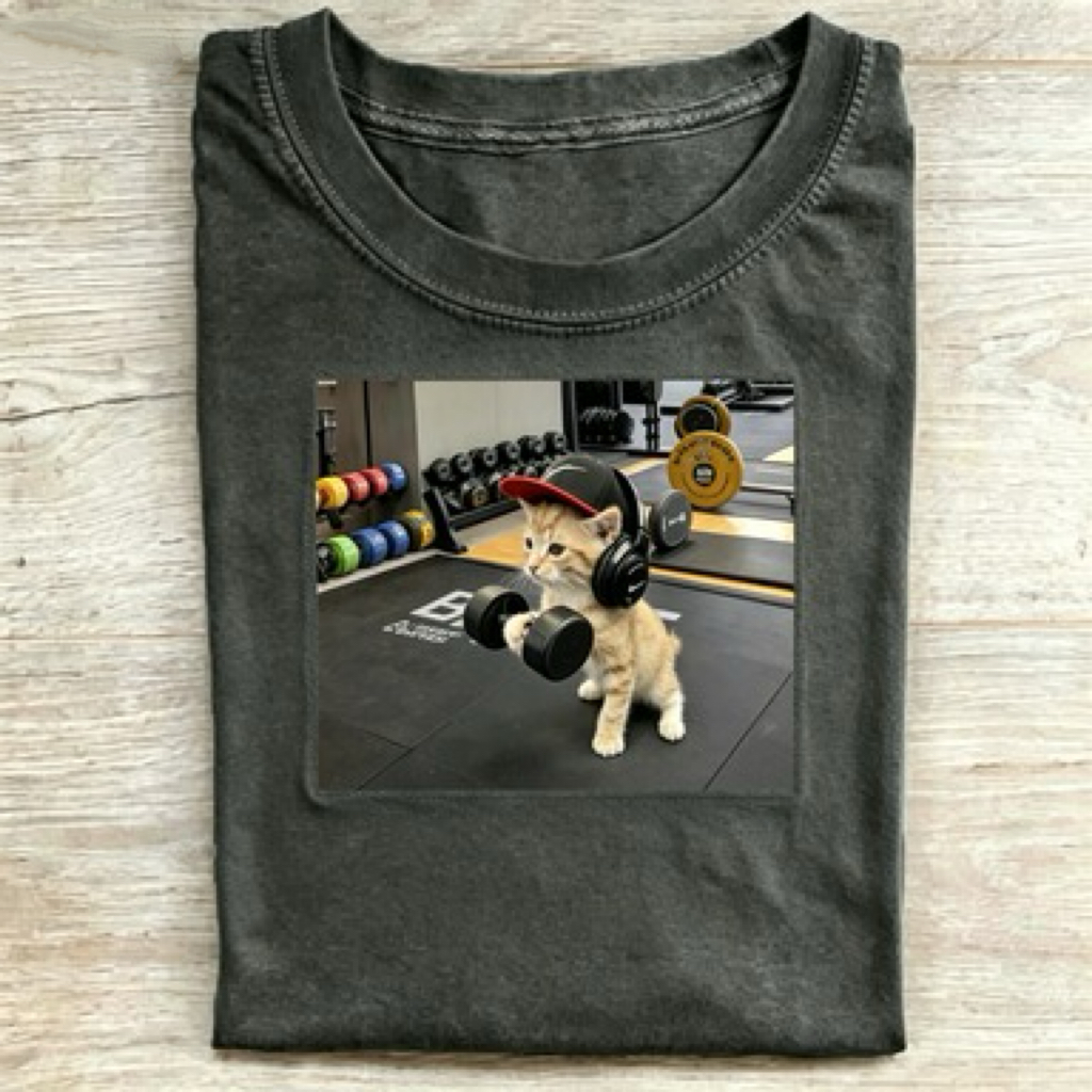 FITNESS CAT T-SHIRT