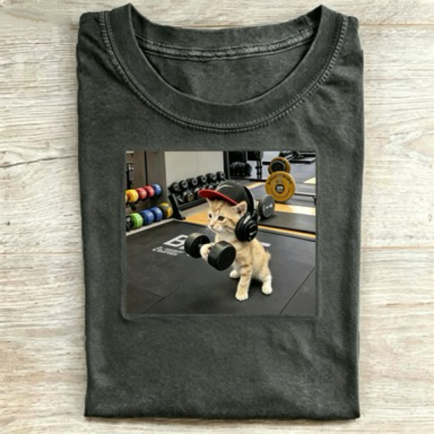 FITNESS CAT T-SHIRT