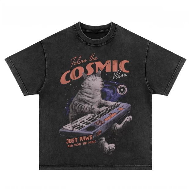MUSIC  CAT T-SHIRT