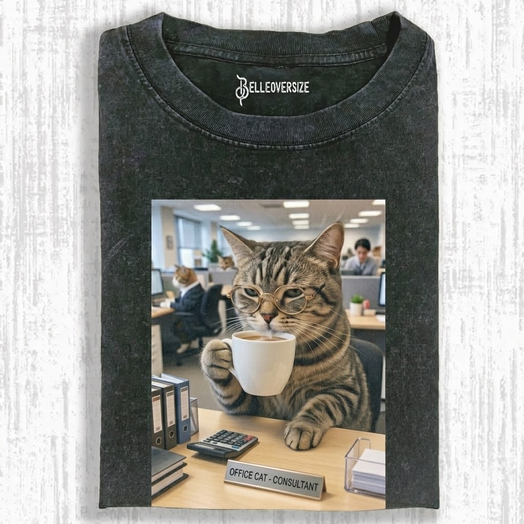 Office Cat T-shirt