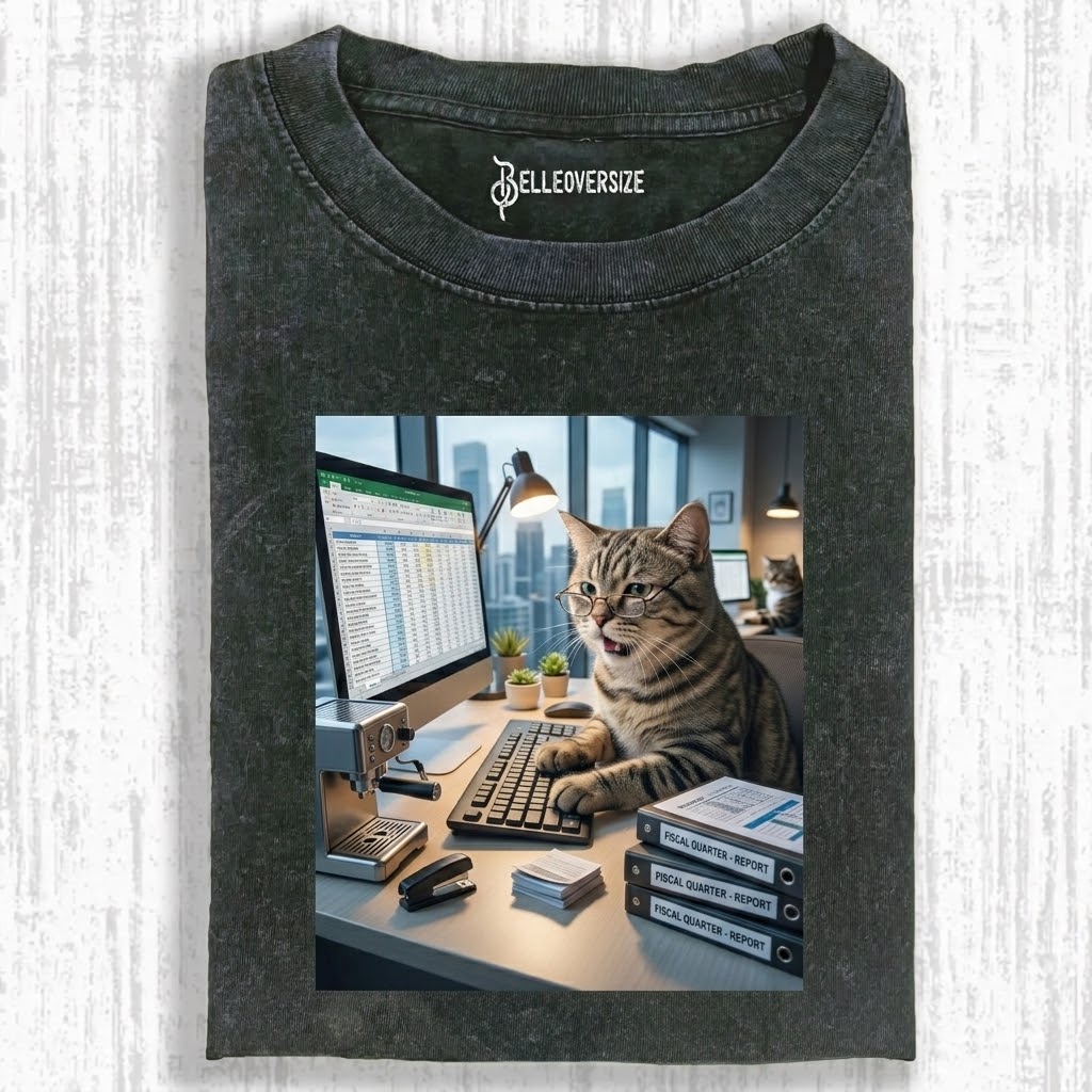 Office Cat T-shirt