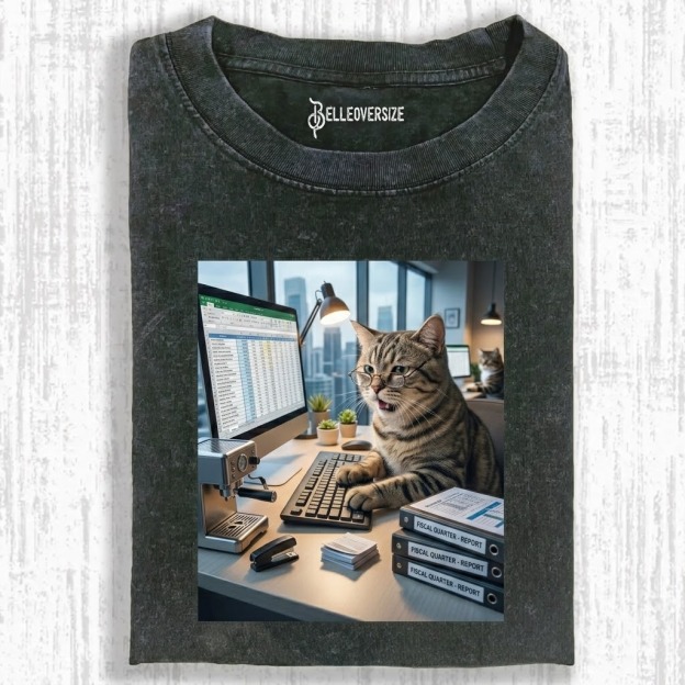 Office Cat T-shirt