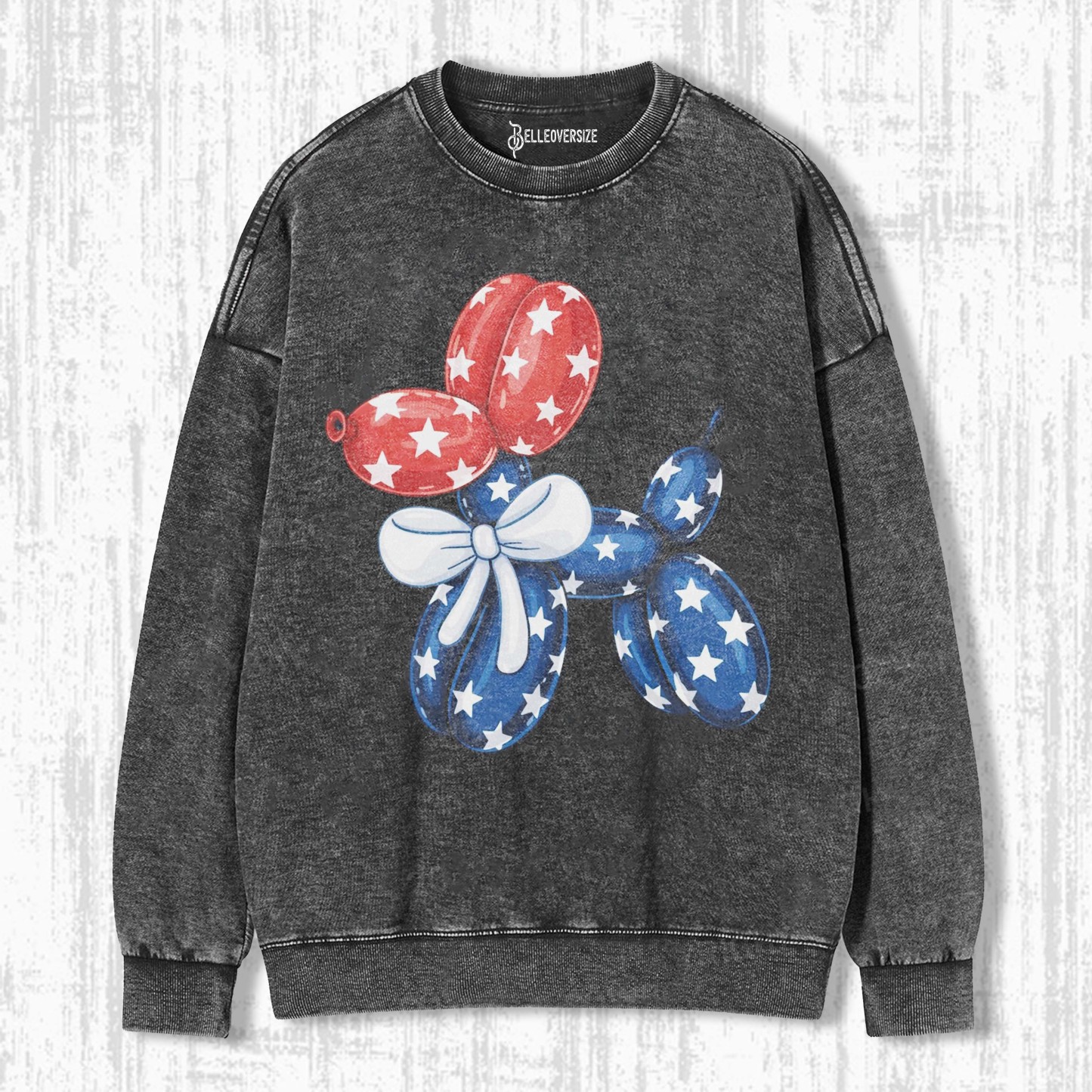 4TH OF JULY BALLOON DOG SWEATSHIRTS