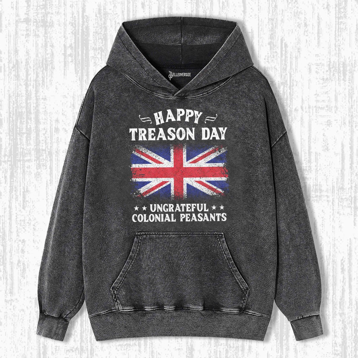 4TH OF JULY FUNNY HAPPY TREASON DAY HOODIE