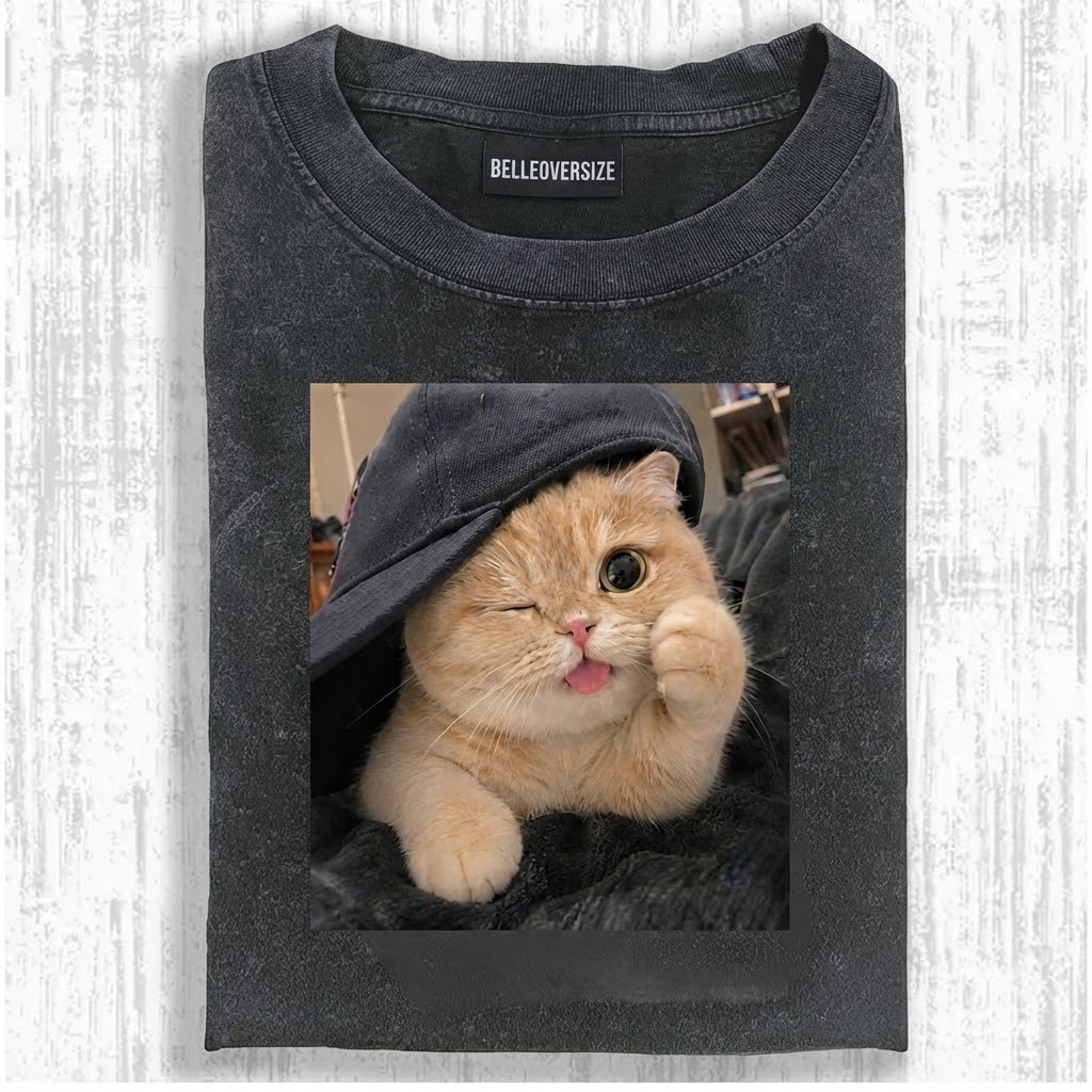 WACKY CAT T-SHIRT