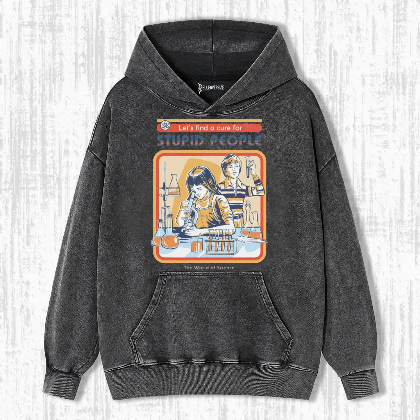 A CURE FOR STUPID PEOPLE HOODIE