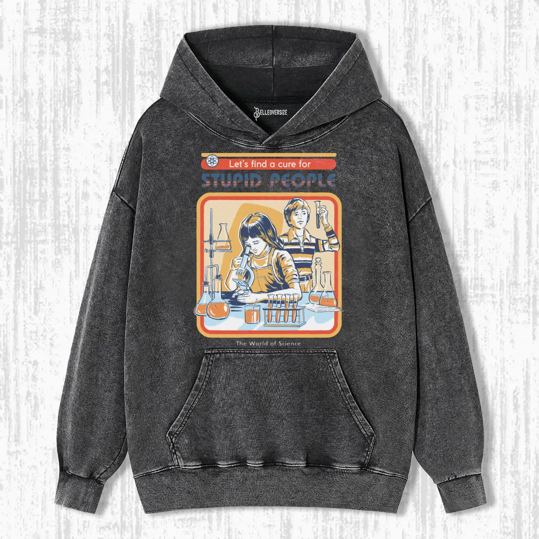 A CURE FOR STUPID PEOPLE HOODIE