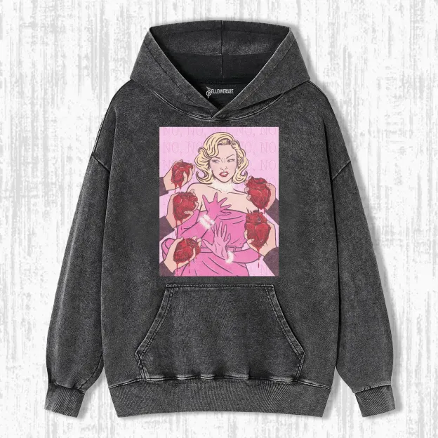A GIRL DOEST WANT HEARTS HOODIE
