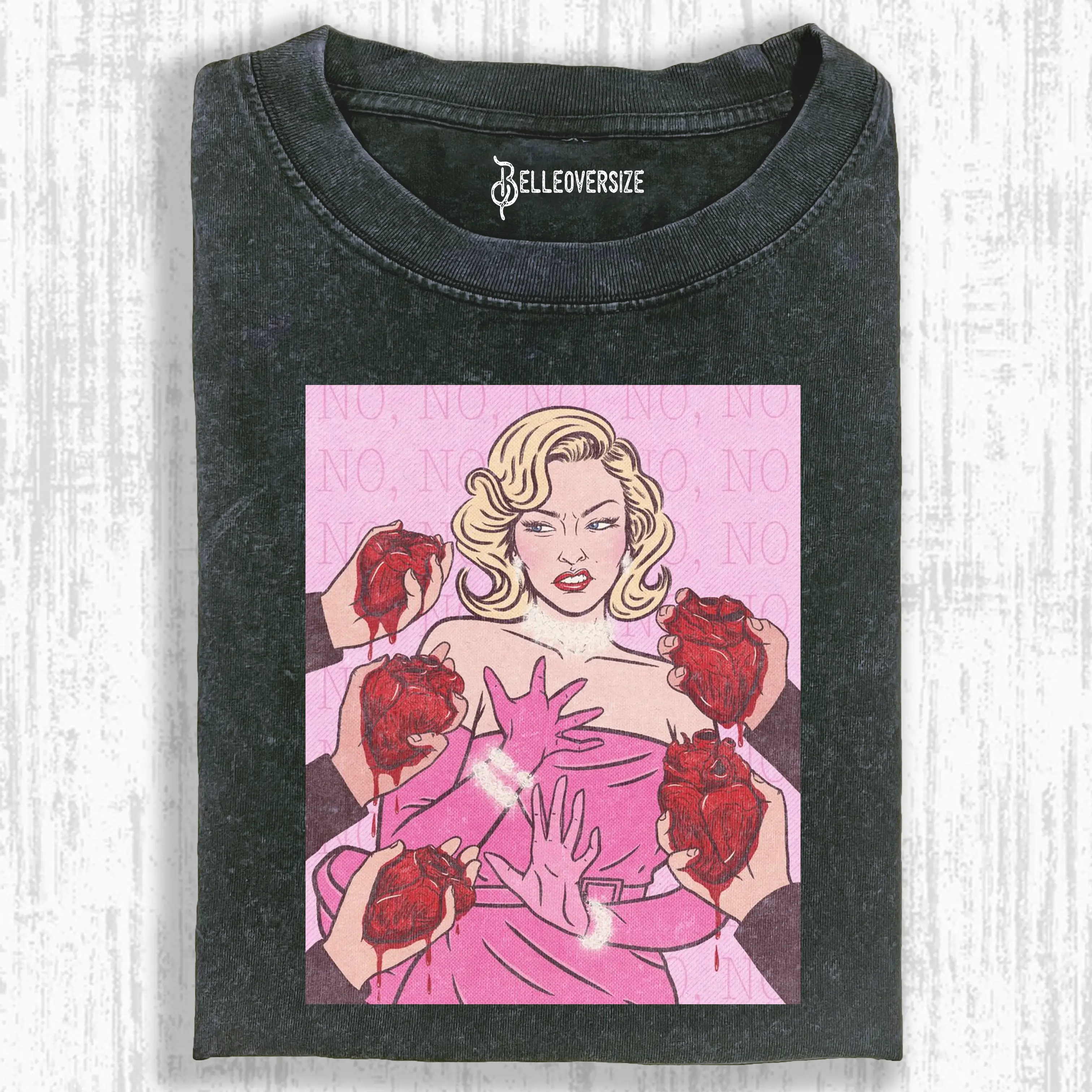 A GIRL DOEST WANT HEARTS T-SHIRT