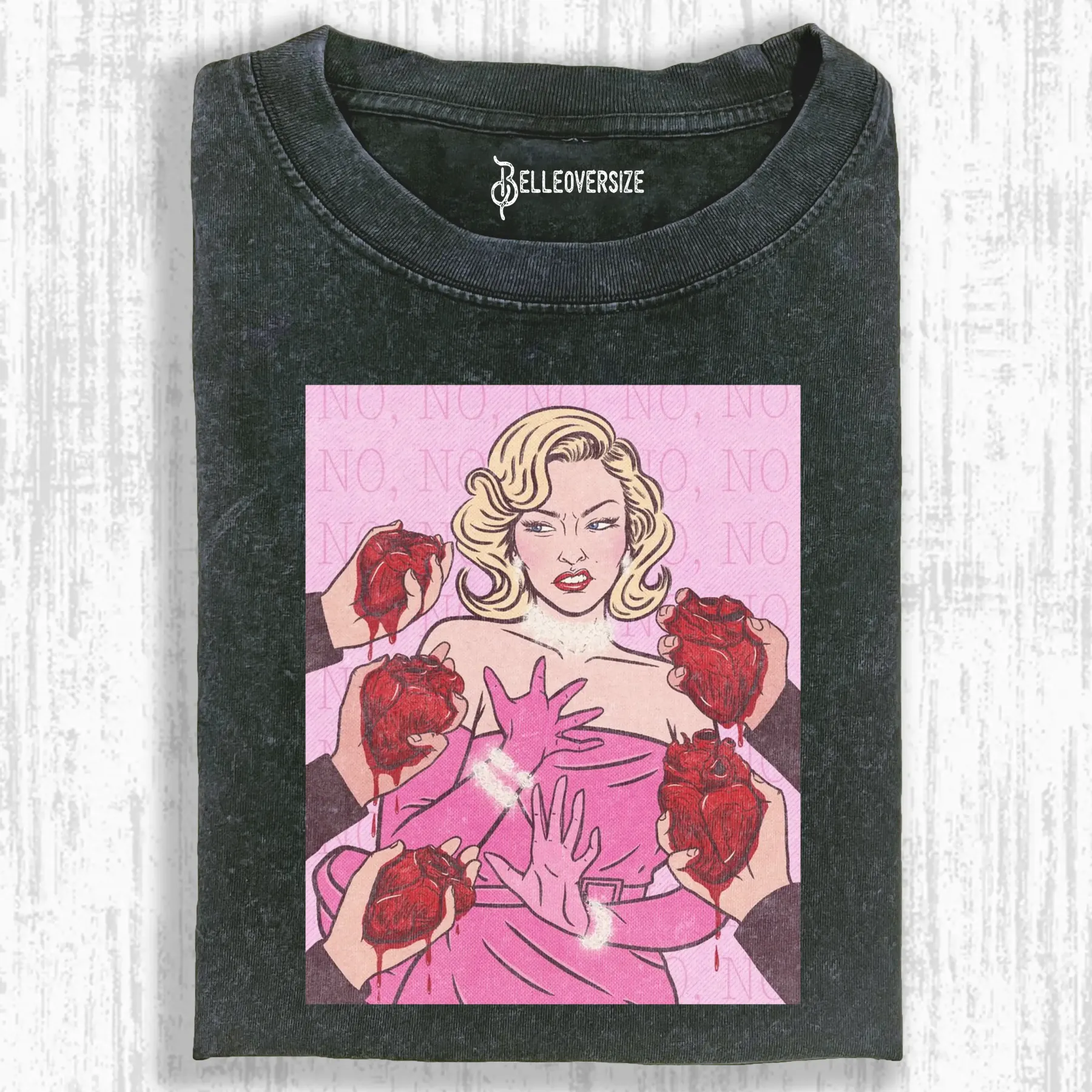 A GIRL DOEST WANT HEARTS T-SHIRT