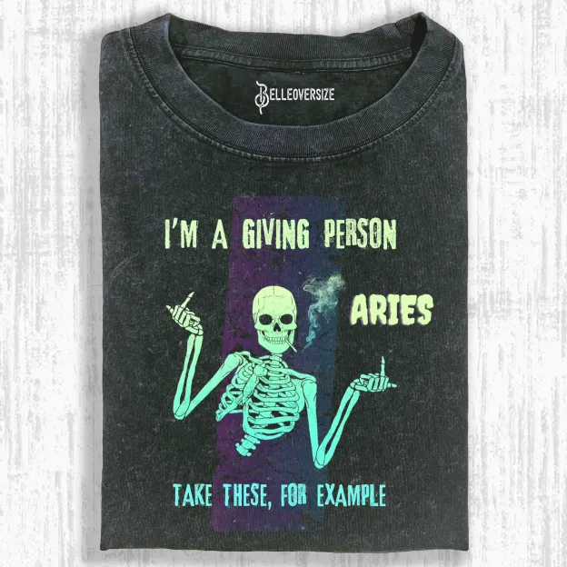 A GIVING PERSON T-SHIRT