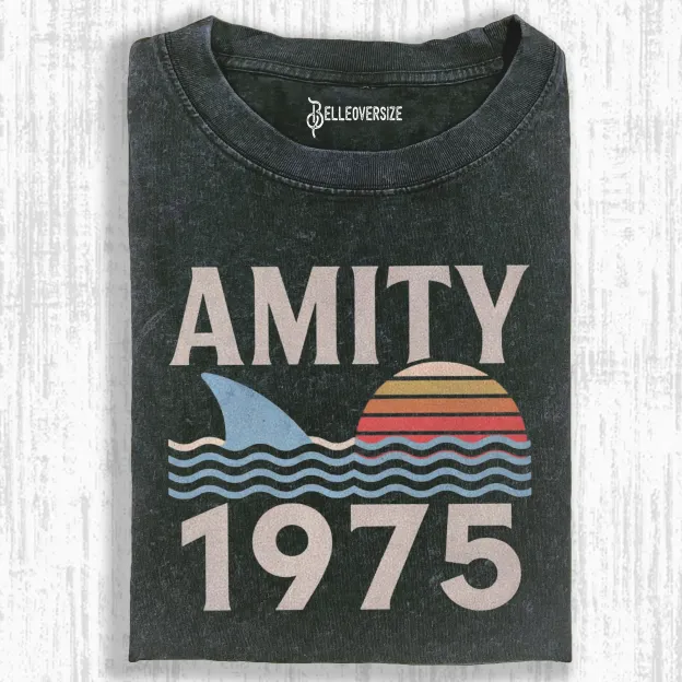 AMITY ISLAND 1975 T-SHIRT