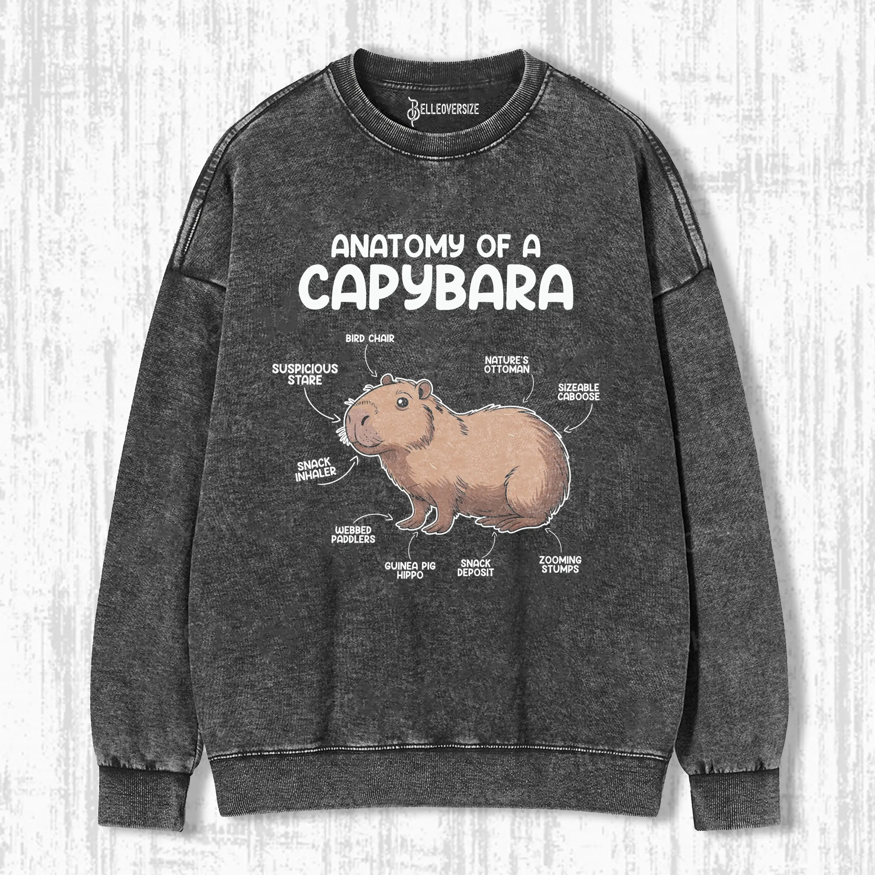 ANATOMY OF A CAPYBARA SWEATSHIRTS