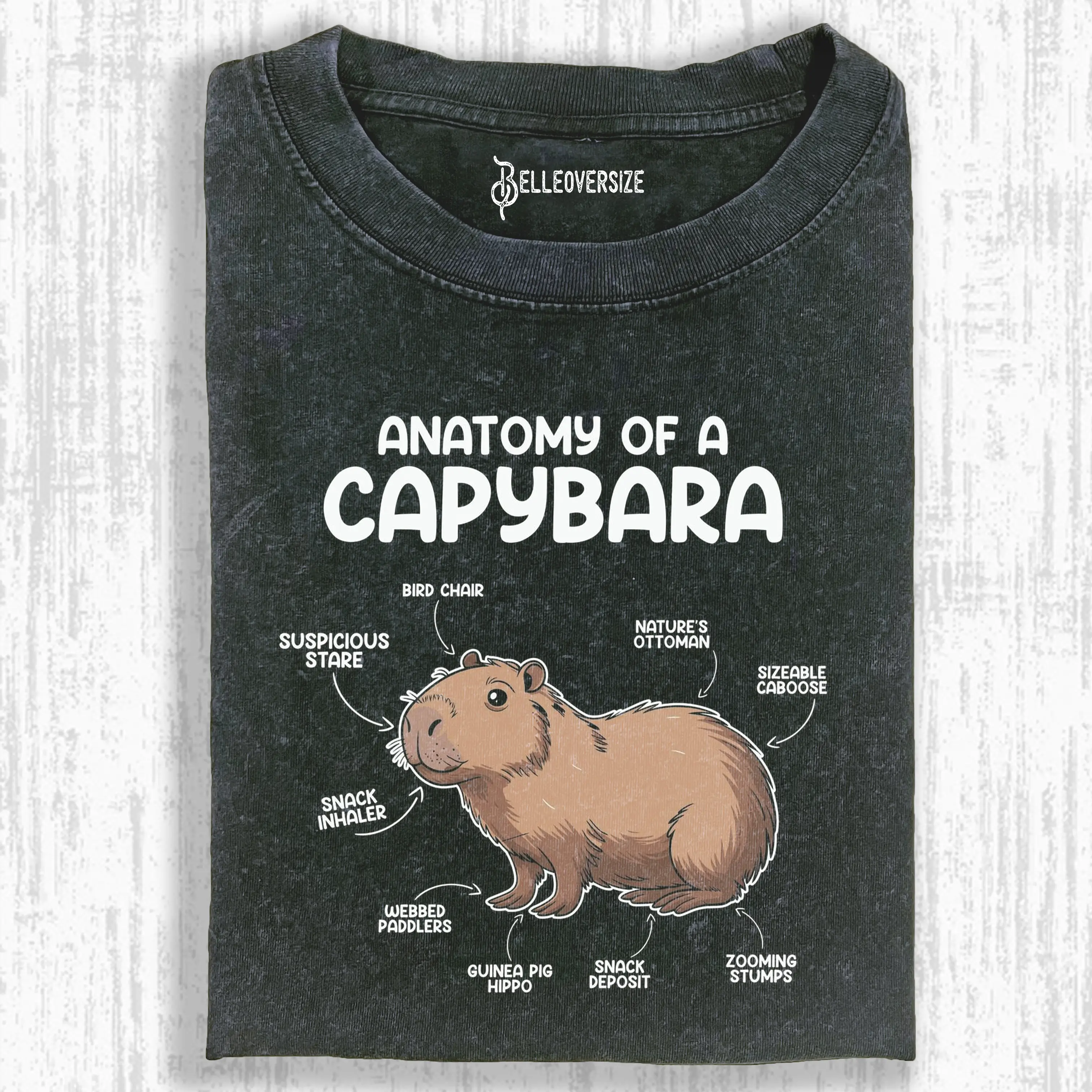 ANATOMY OF A CAPYBARA T-SHIRT 