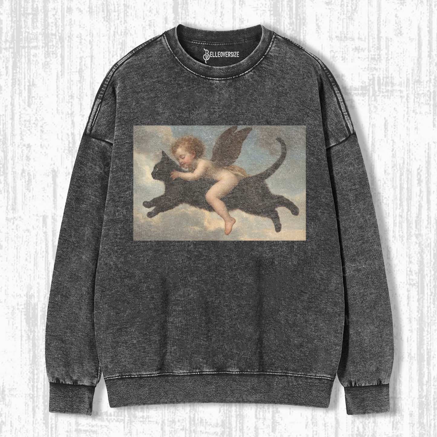 ANGEL & BLACK CAT SWEATSHIRTS