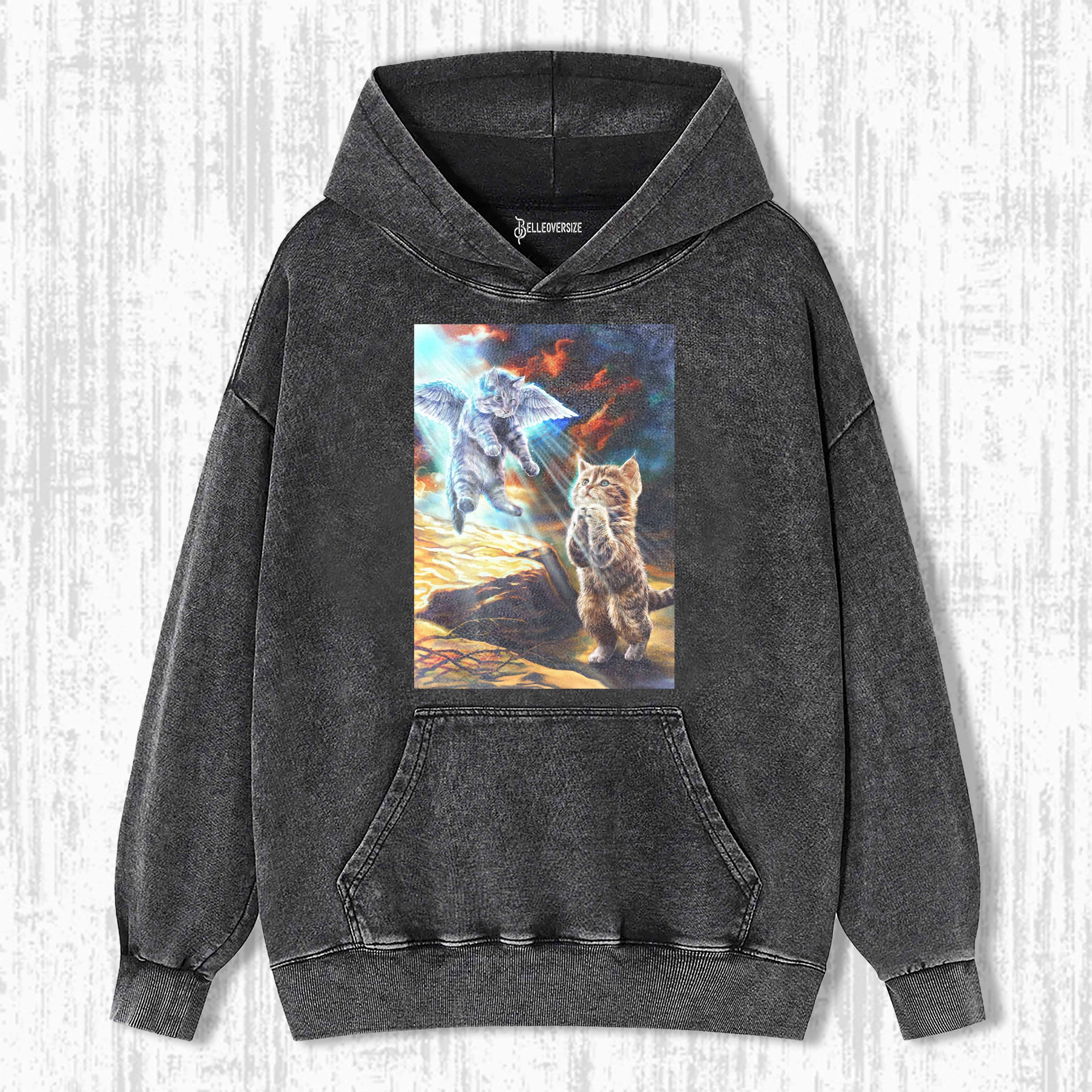 ANGEL CAT BLESSING HOODIE 