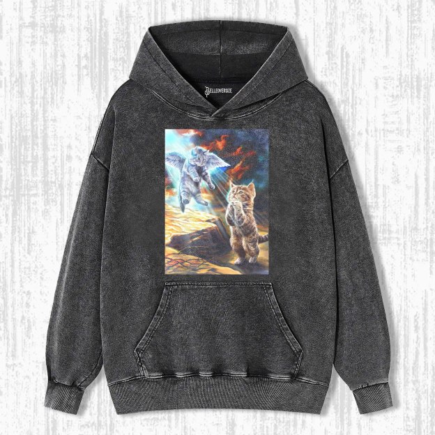 ANGEL CAT BLESSING HOODIE 