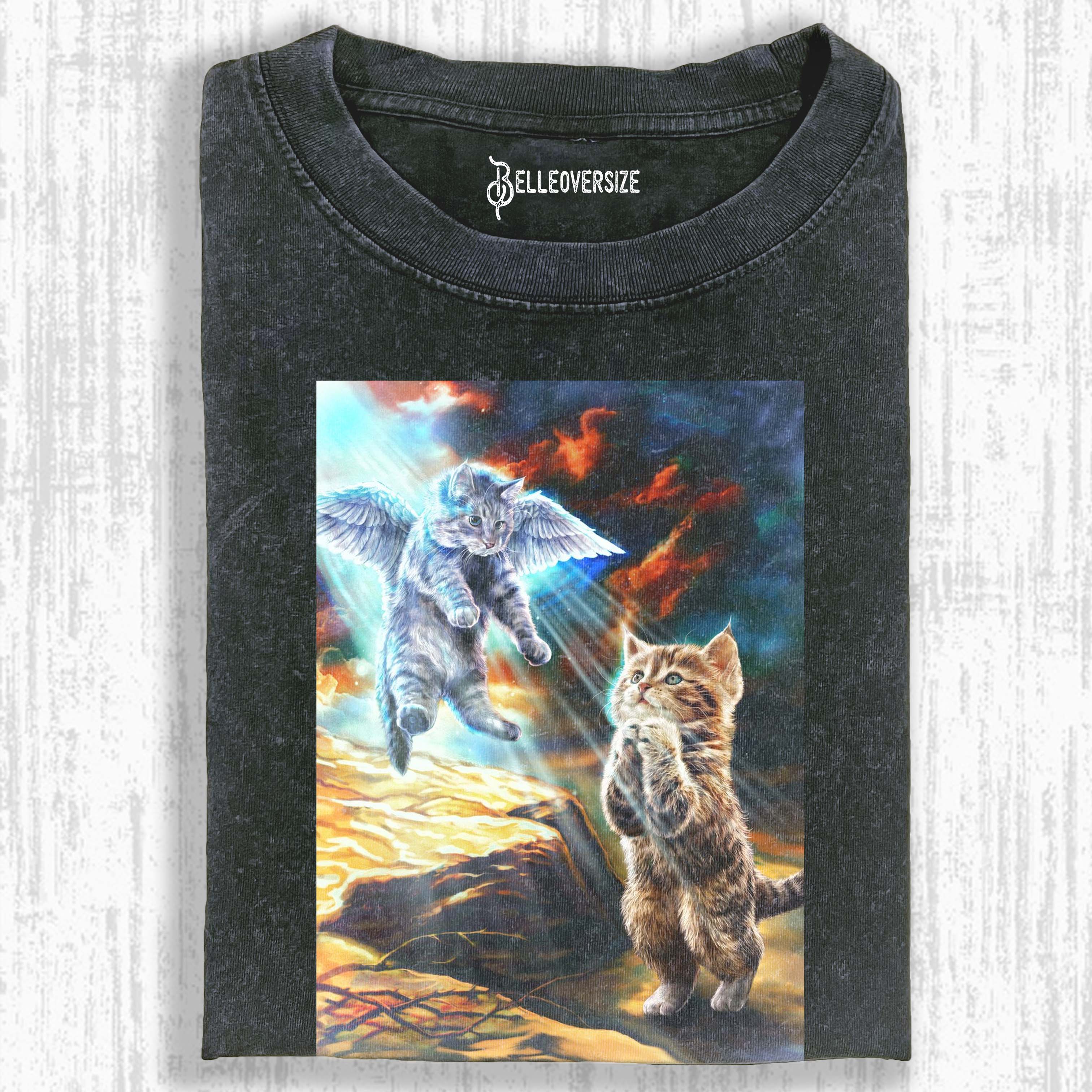 ANGEL CAT BLESSING T-SHIRT