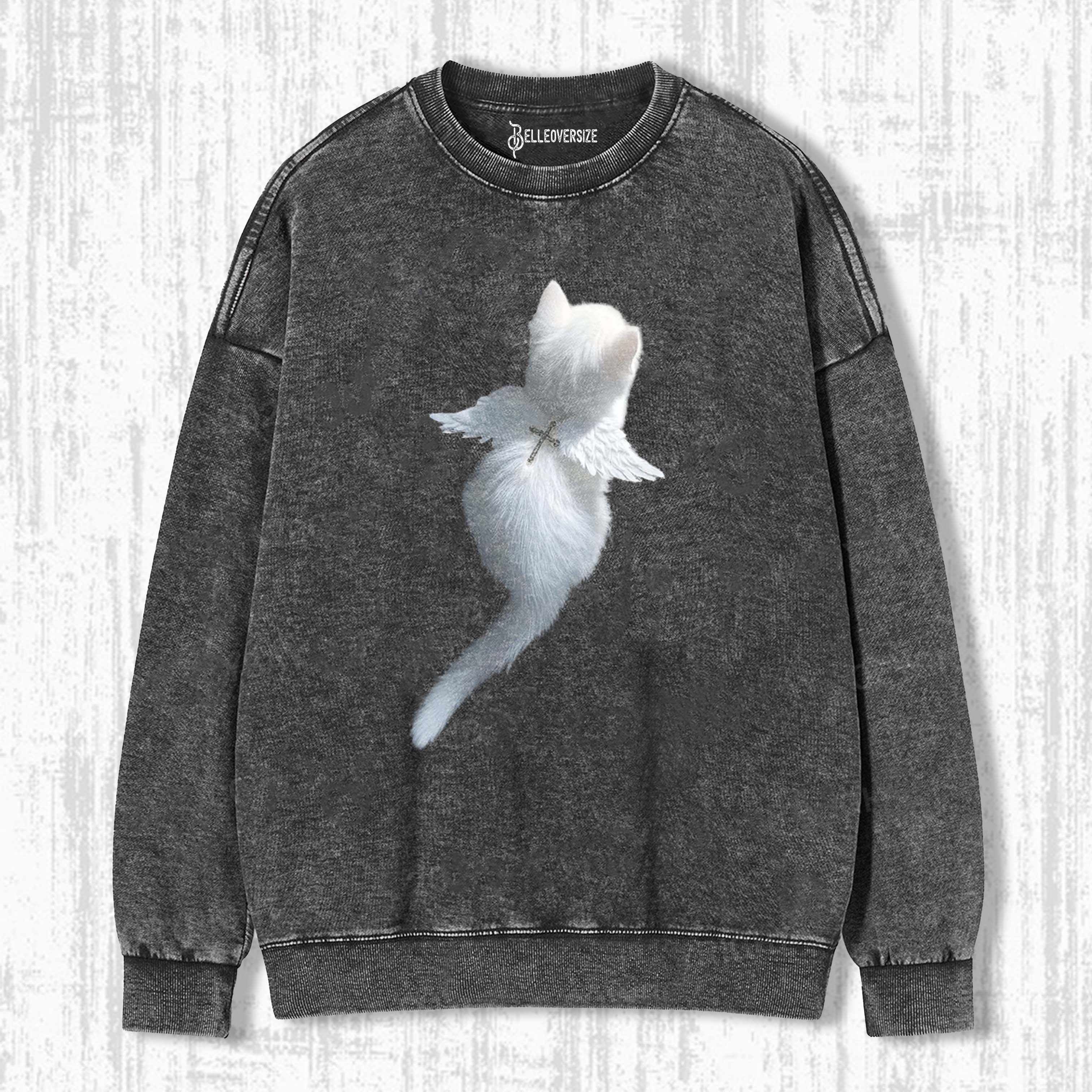 ANGEL CAT SWEATSHIRTS 