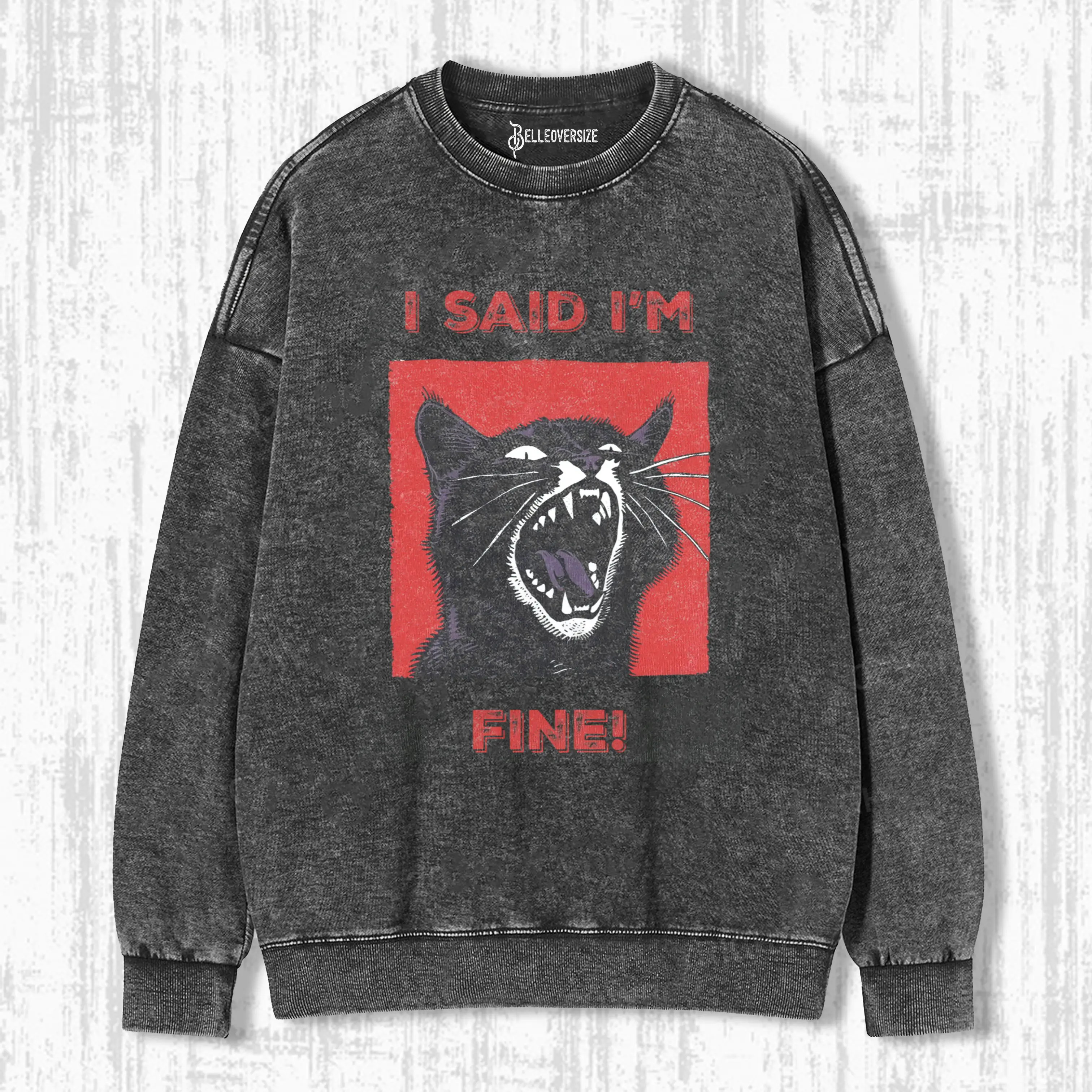 ANGRY CAT SWEATSHIRTS