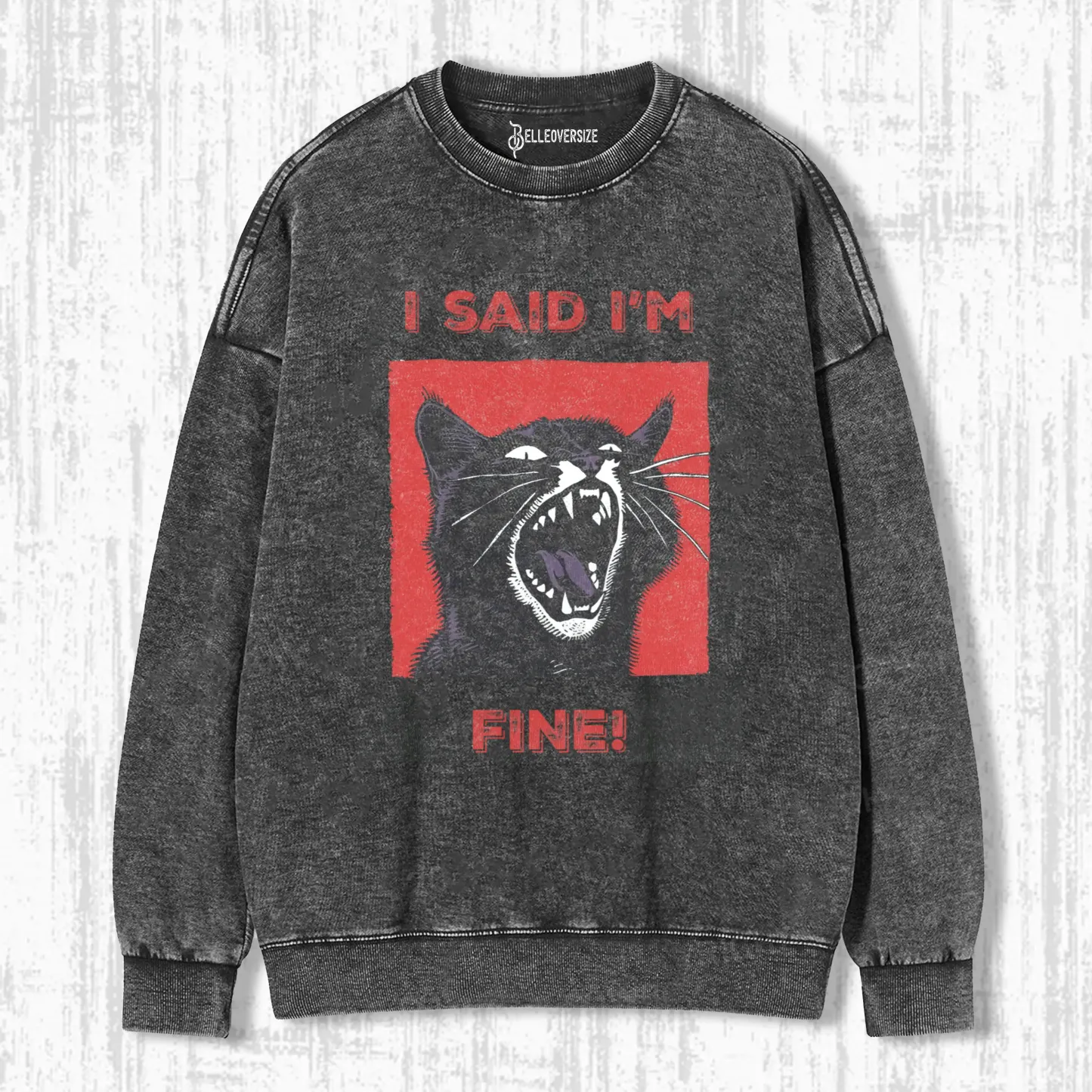 ANGRY CAT SWEATSHIRTS