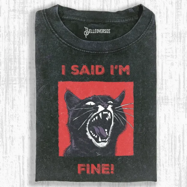 ANGRY CAT T-SHIRT