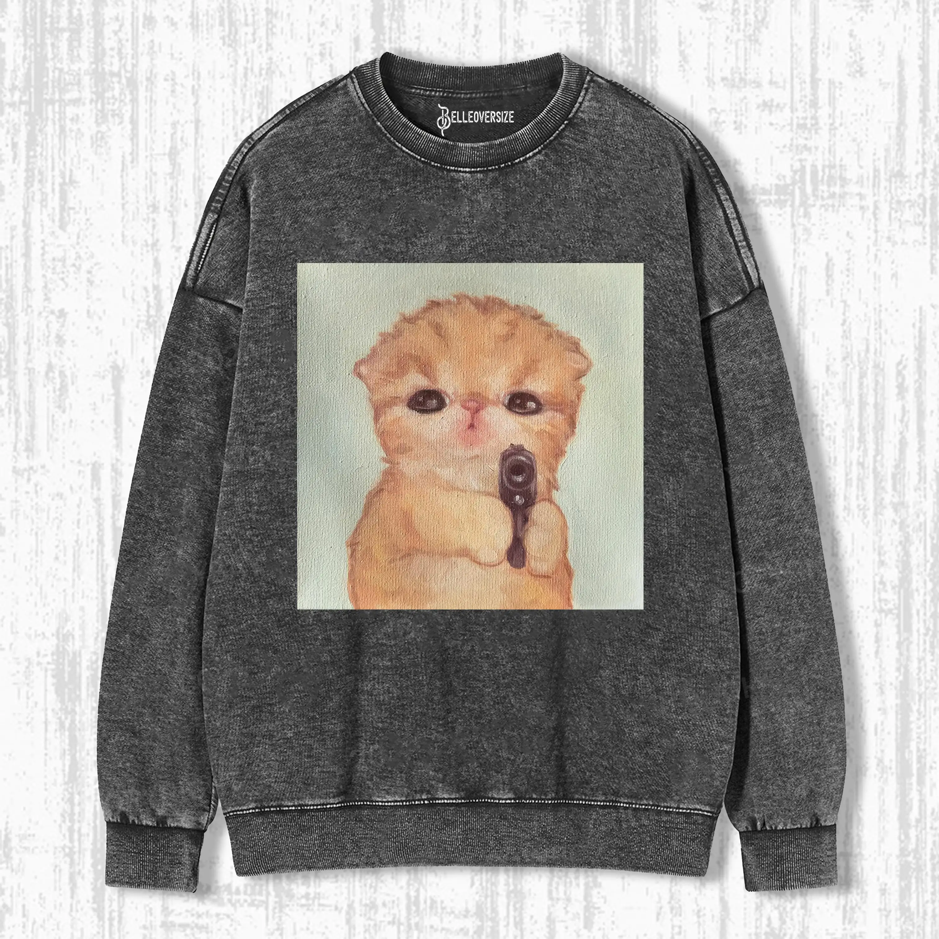 ANGRY KITTY SWEATSHIRTS