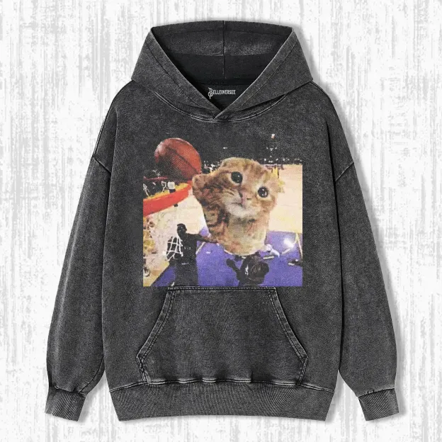 BASKETBALL EXPERT CAT HOODIE