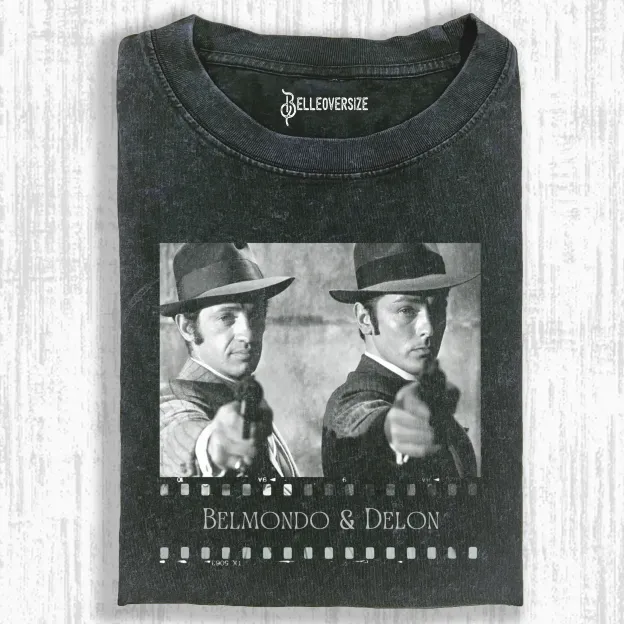 BELMONDO & DELON  T-SHIRT