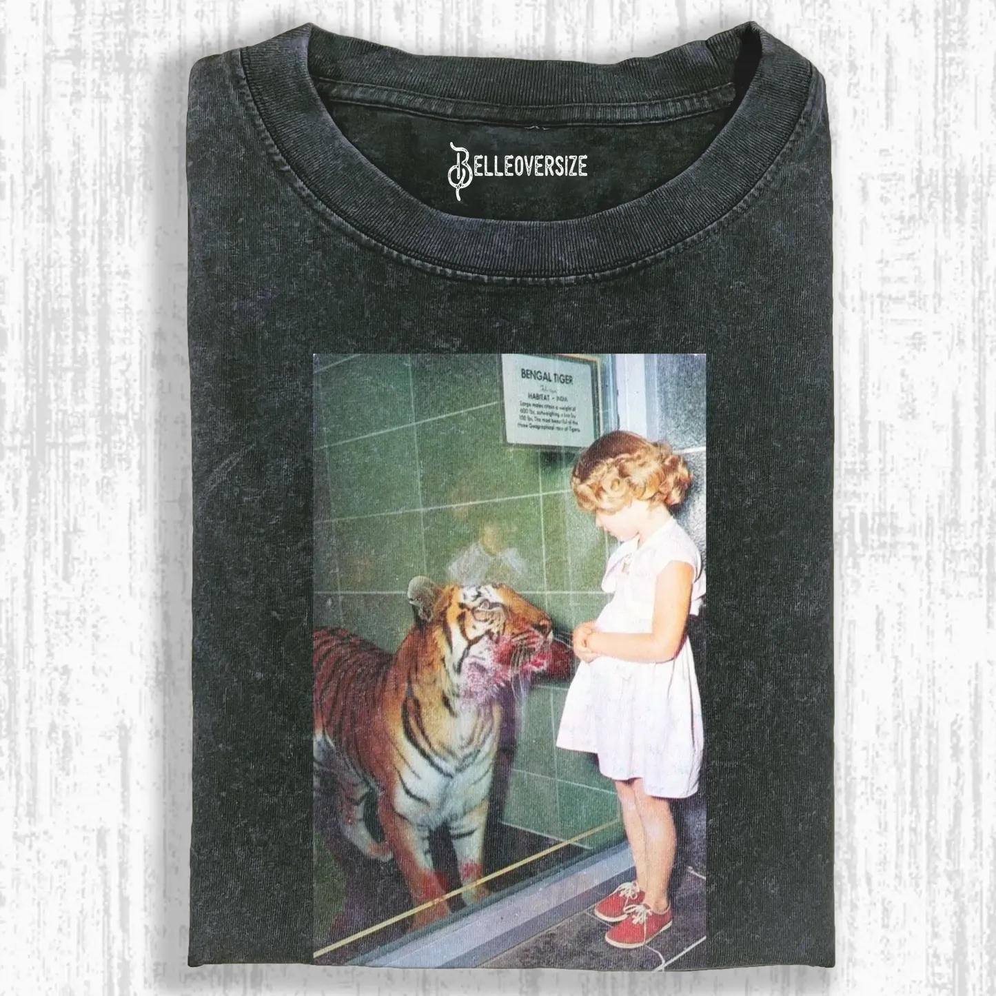 BENGAL TIGER AND LITTLE GIRL T-SHIRT