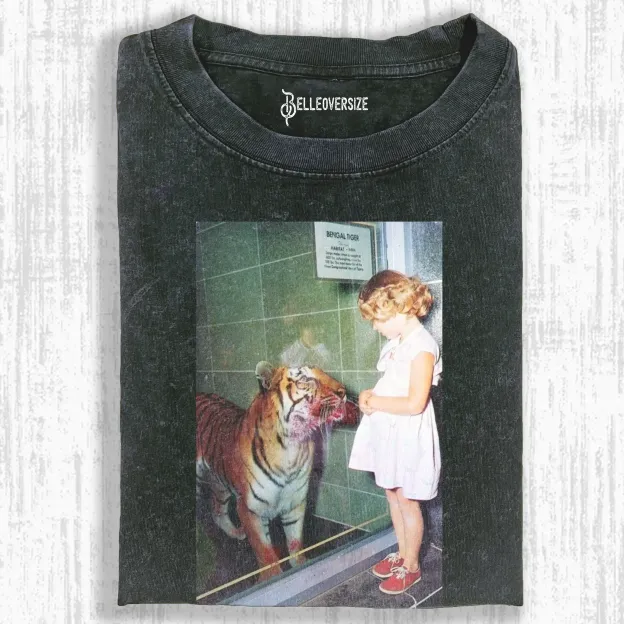 BENGAL TIGER AND LITTLE GIRL T-SHIRT