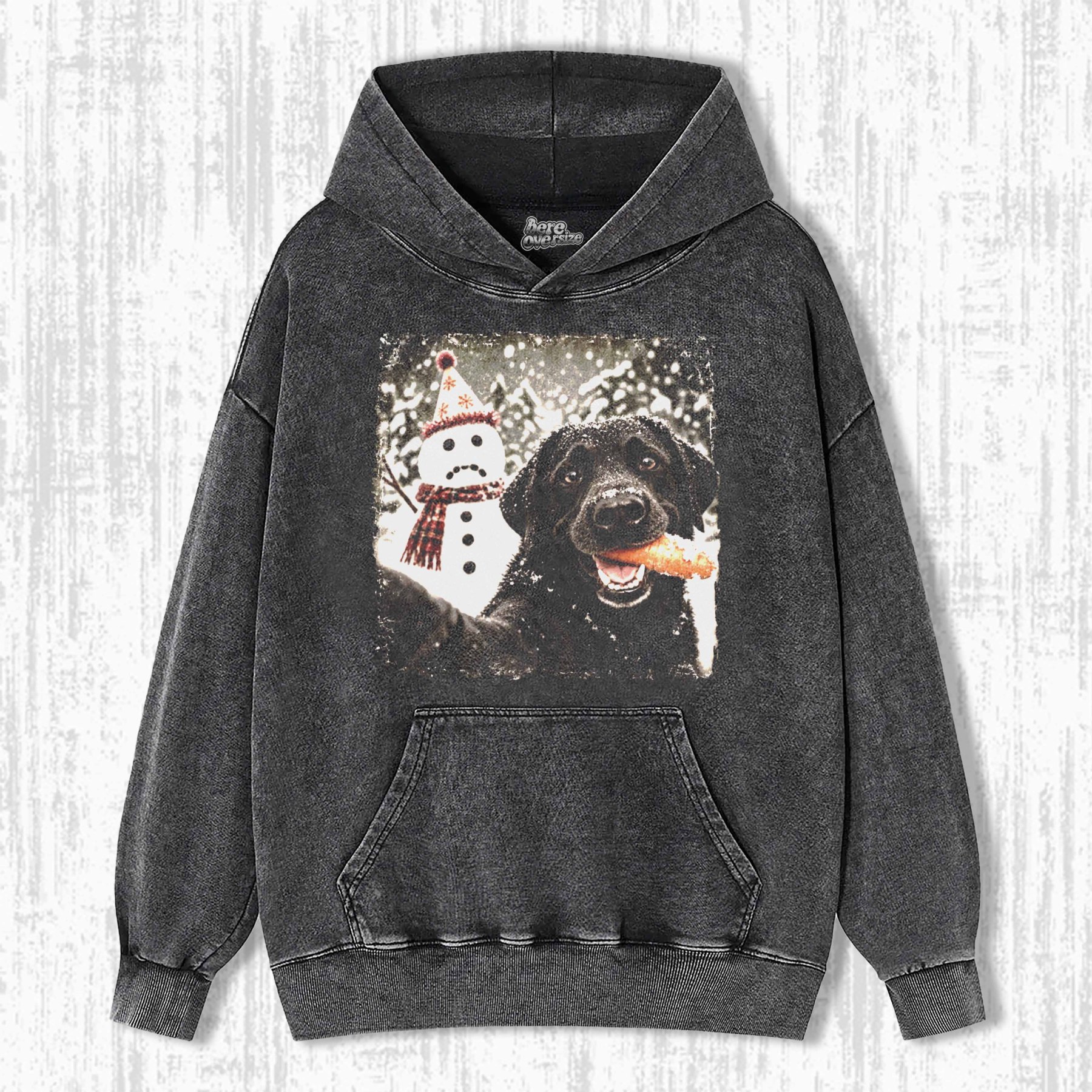 BLACK LAB CHRISTMAS T-SHIRT 