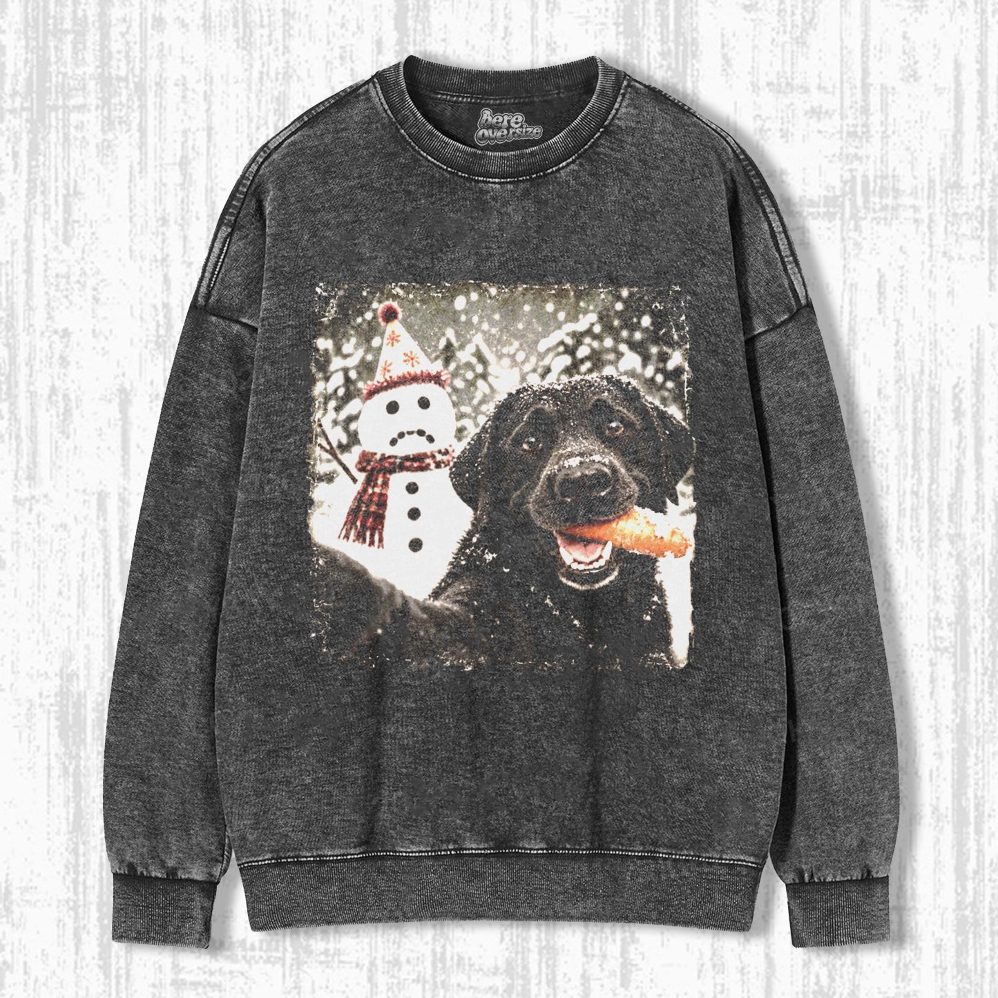 BLACK LAB CHRISTMAS T-SHIRT 