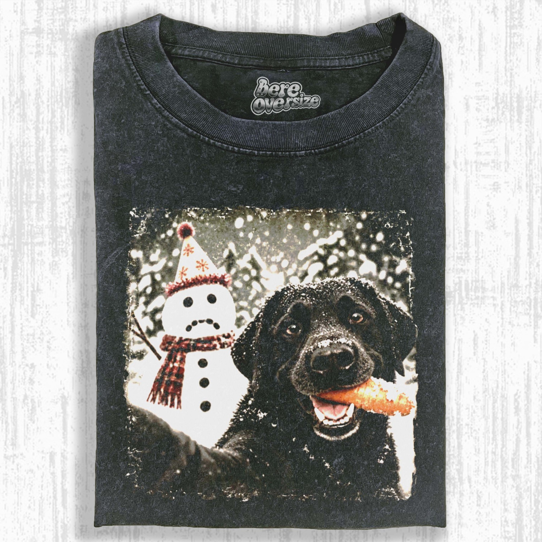 RETRO SCARY MASK CLUSTER T-SHIRT