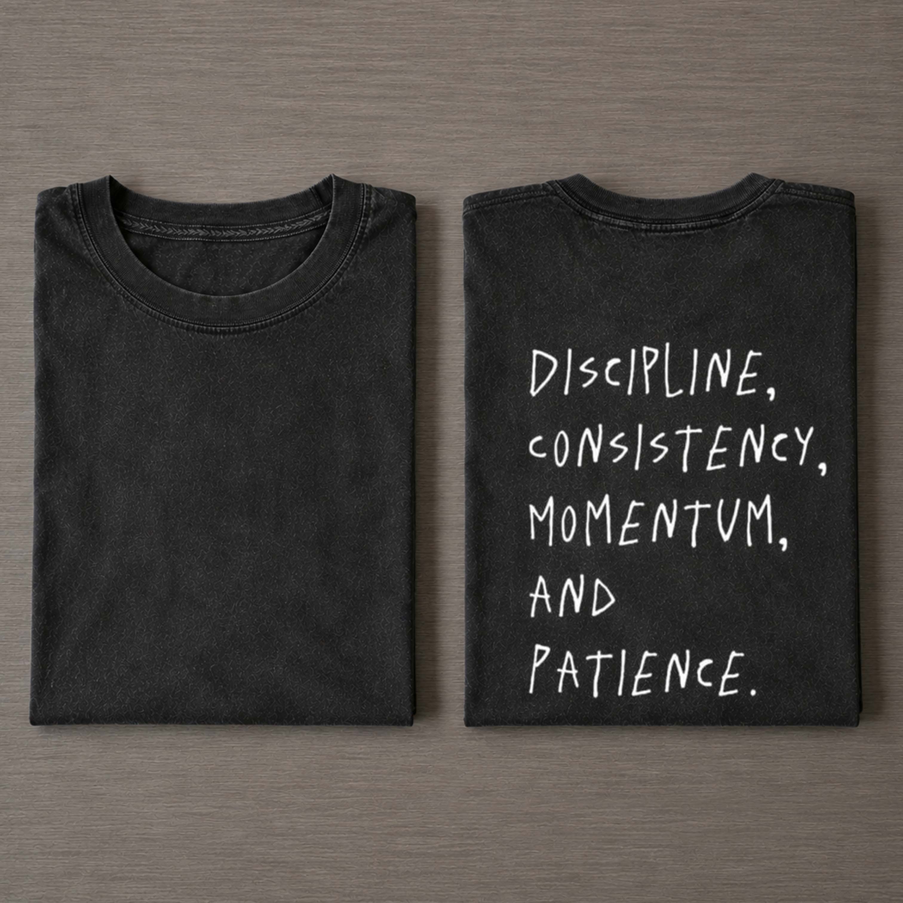 BO DISCIPLINE CONSISTENCY QUOTE T-SHIRT