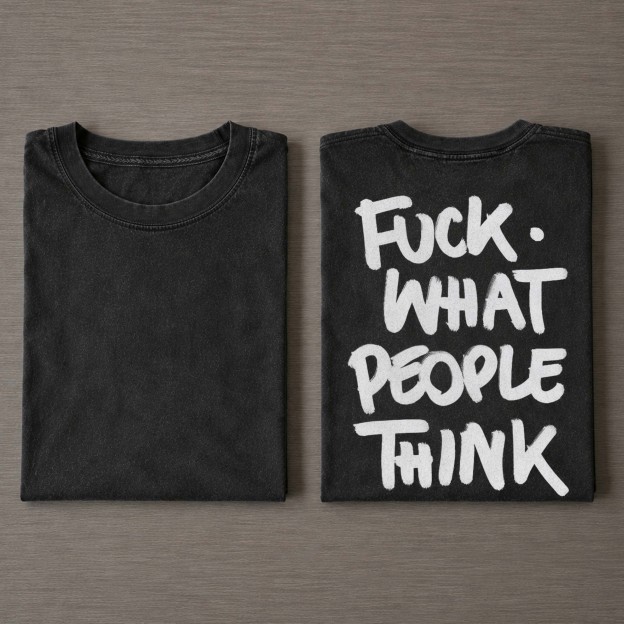 NO CARE OTHERS THOUGHTS T-SHIRT