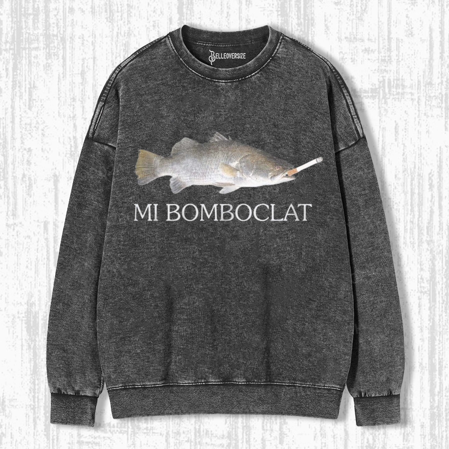 BOMBOCLAT FISH MEME SWEATSHIRTS