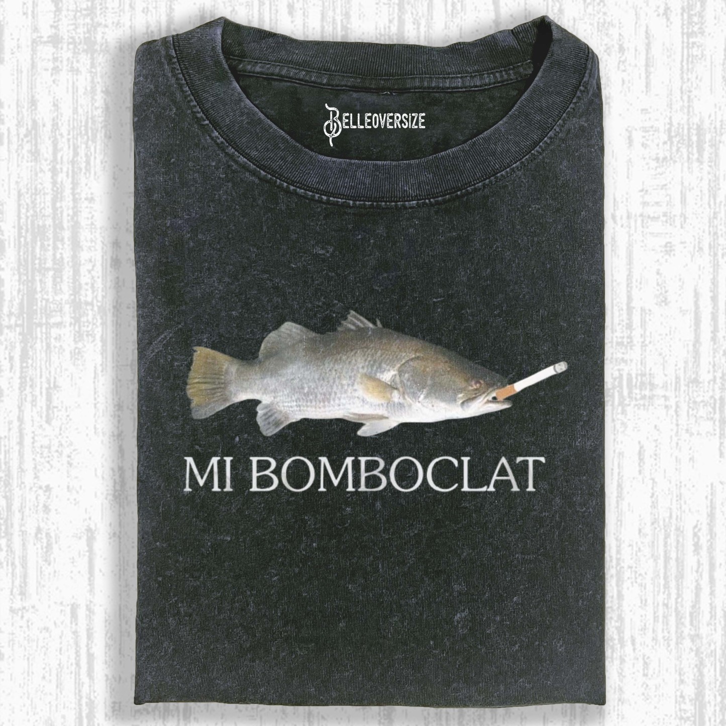 BOMBOCLAT FISH MEME T-SHIRT