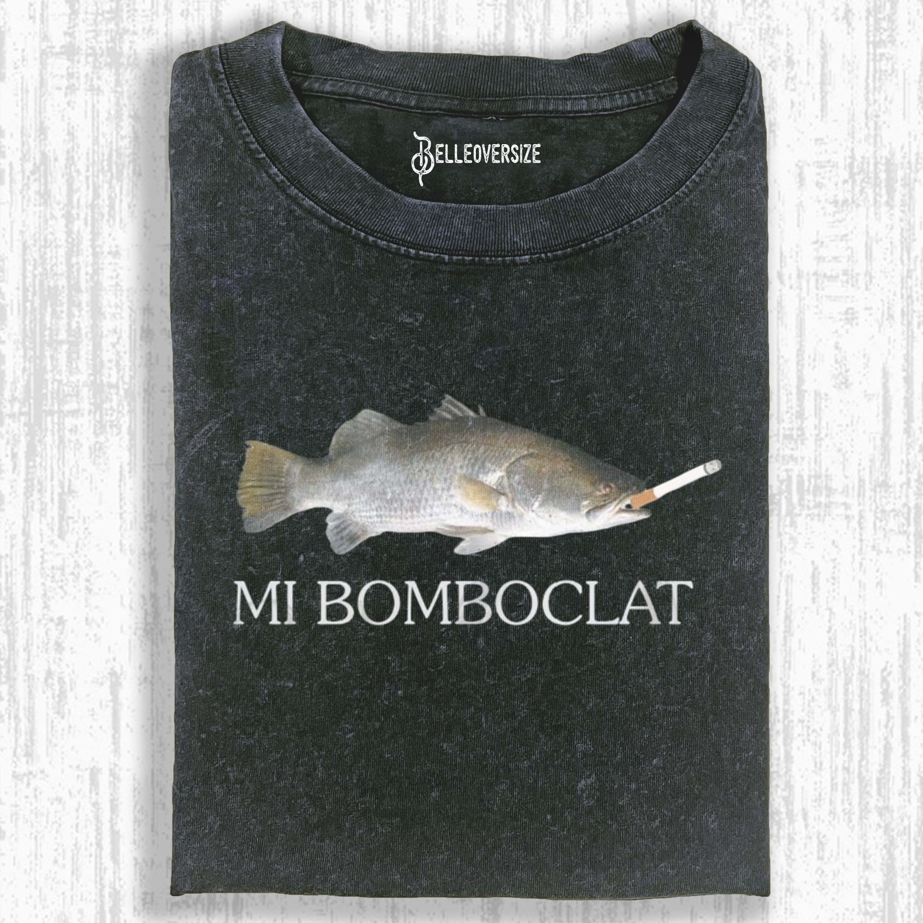 BOMBOCLAT FISH MEME T-SHIRT