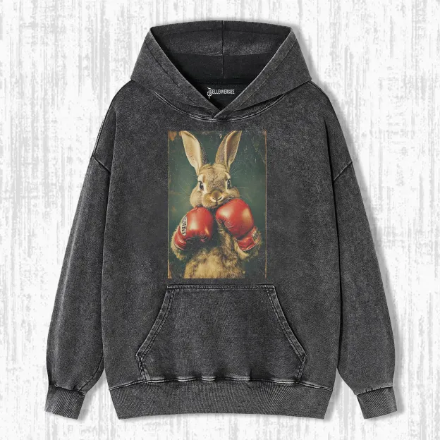 BOXING RABBIT HOODIE