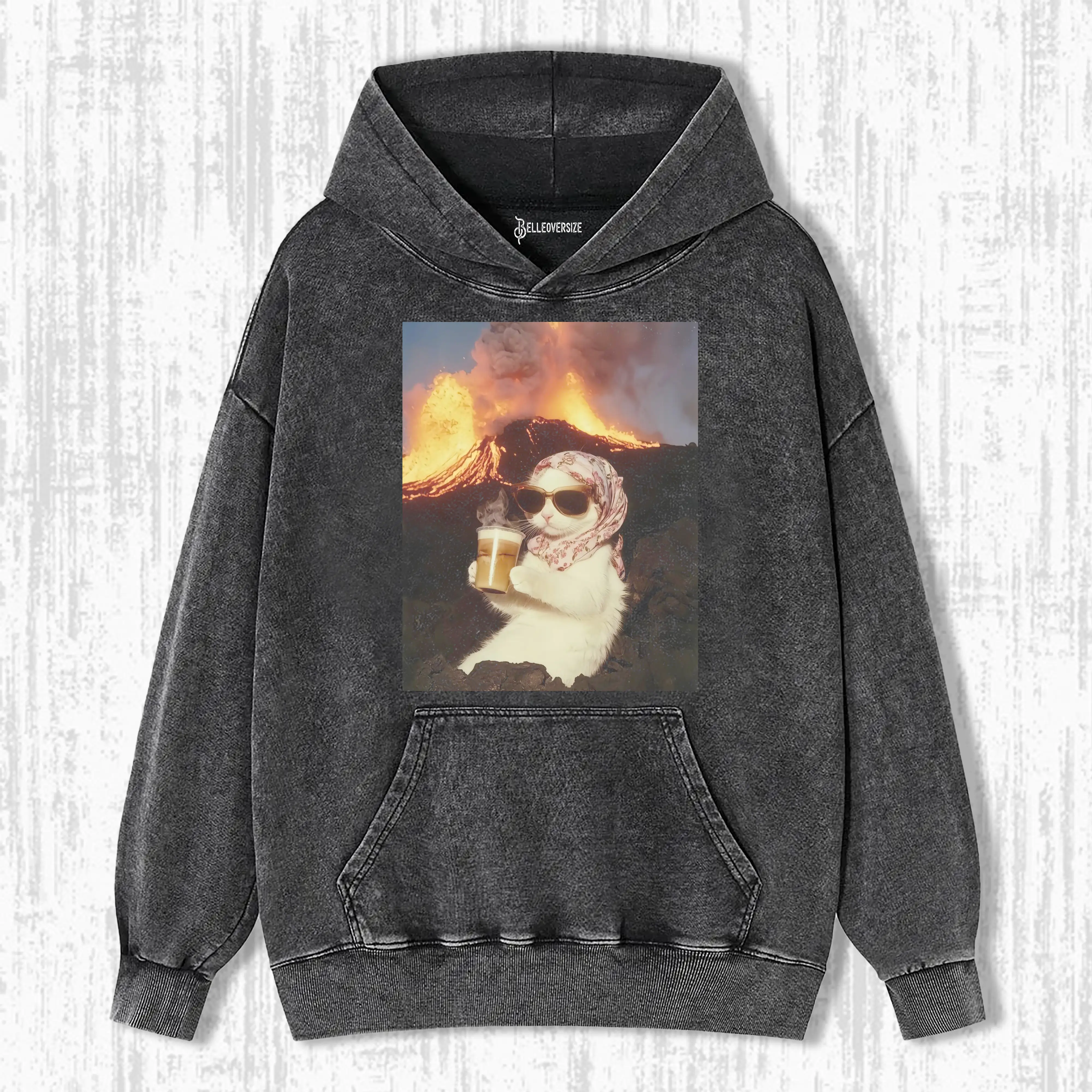 CALM AND COLLECTED CAT  HOODIE