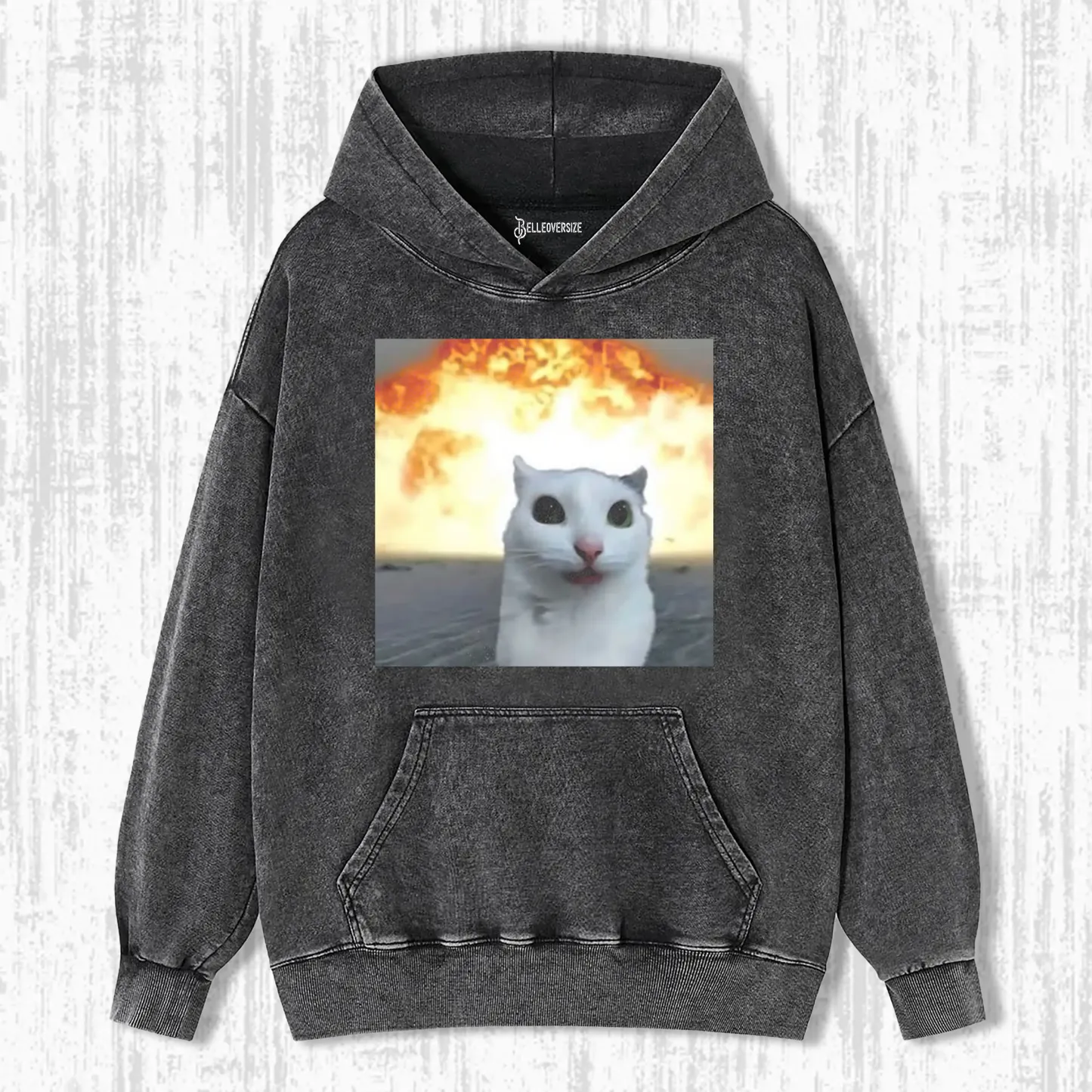 CALM AND COLLECTED CAT HOODIE